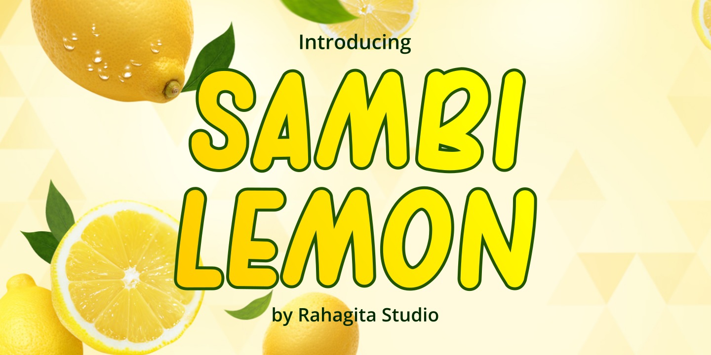 Schriftart Sambi Lemon